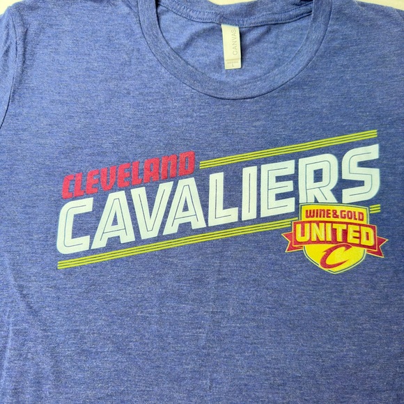 Cleveland Cavaliers Wine & Gold Blue Short Sleeve T-Shirt Size Large - Picture 6 of 6